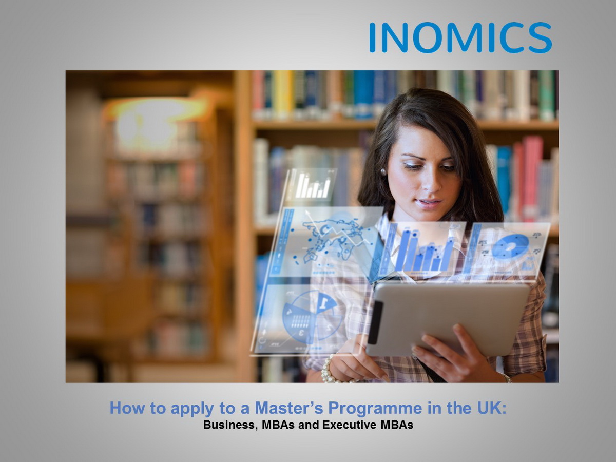 How to Apply to a Master's Programme in the UK - Business, MBAs and Executive MBAs